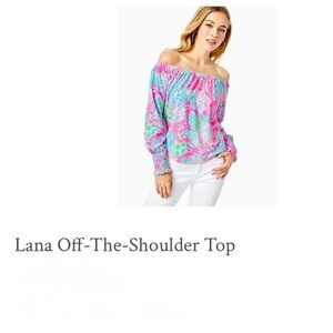 Lilly Pulitzer Off-The-Shoulder Top
